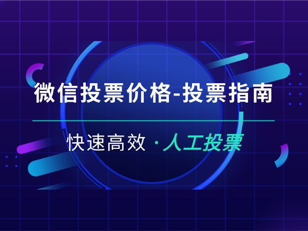 微信投票价格